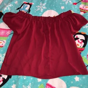 Burgundy Shirt